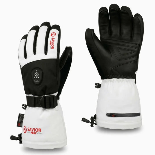 Savior Heated Ski Gloves 2.0 Upgraded Bluetooth Control 3000mAh Fast-Charging Battery Waterproof 01