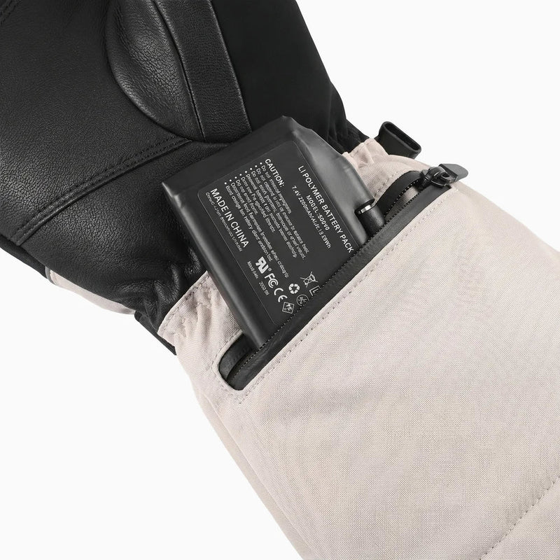 Load image into Gallery viewer, Savior Heated Ski Gloves 2.0 – Bluetooth &amp; Waterproof Goatskin 06
