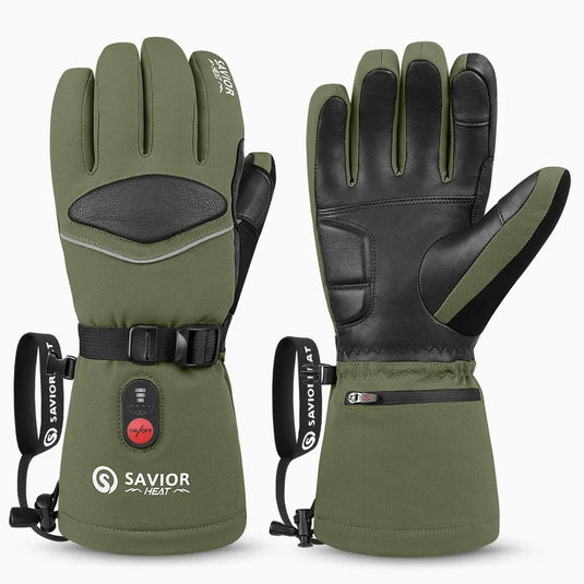 Savior Upgraded Heated Gloves 2.0 with Waterproof Goat Leather and Quick Charge 01