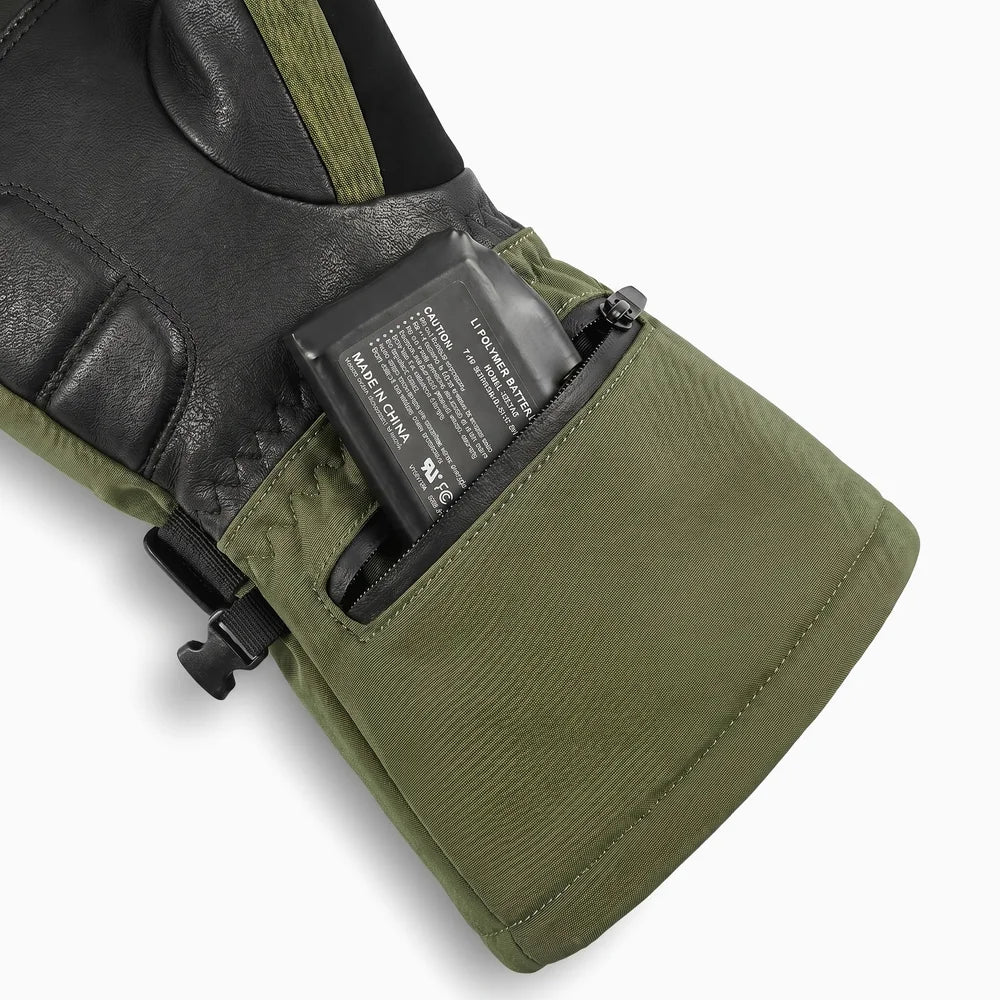Savior Upgraded Heated Gloves 2.0 with Waterproof Goat Leather and Quick Charge - Savior Heat UK Official Store
