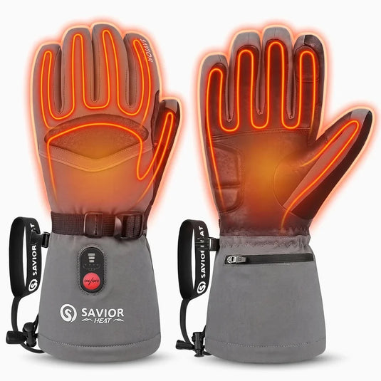 Savior Upgraded Heated Gloves 2.0- 7.4V Fast Charging, Touchscreen Compatible 02