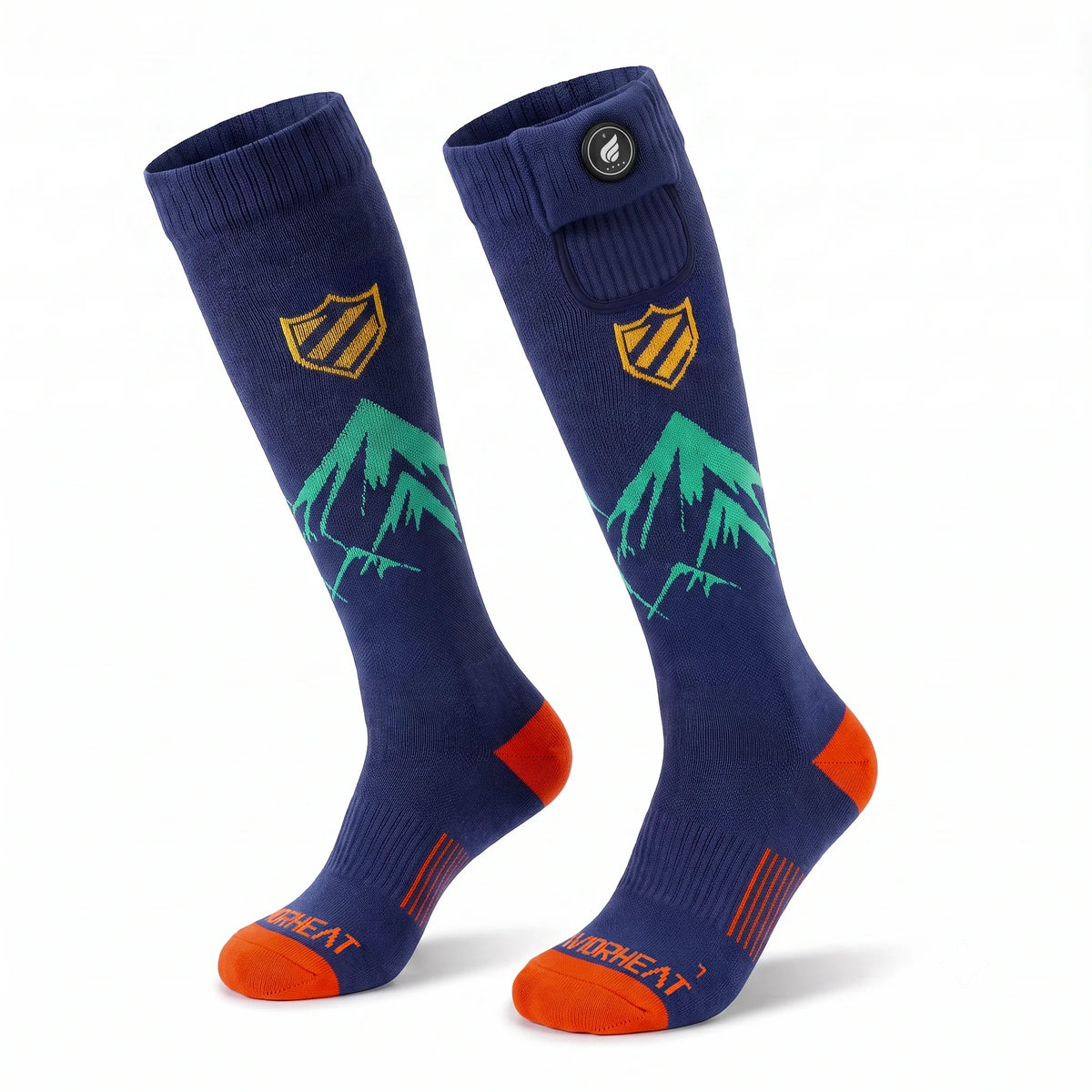 Cushioned Boot Comfort Heated Ski Socks 01