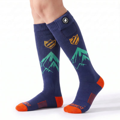 Cushioned Boot Comfort Heated Ski Socks 06