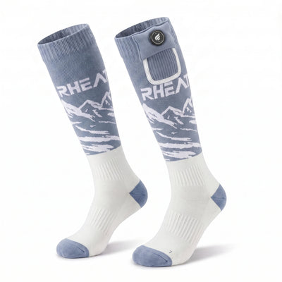 Heat-Transfer Arch Support Heated ski Socks 01