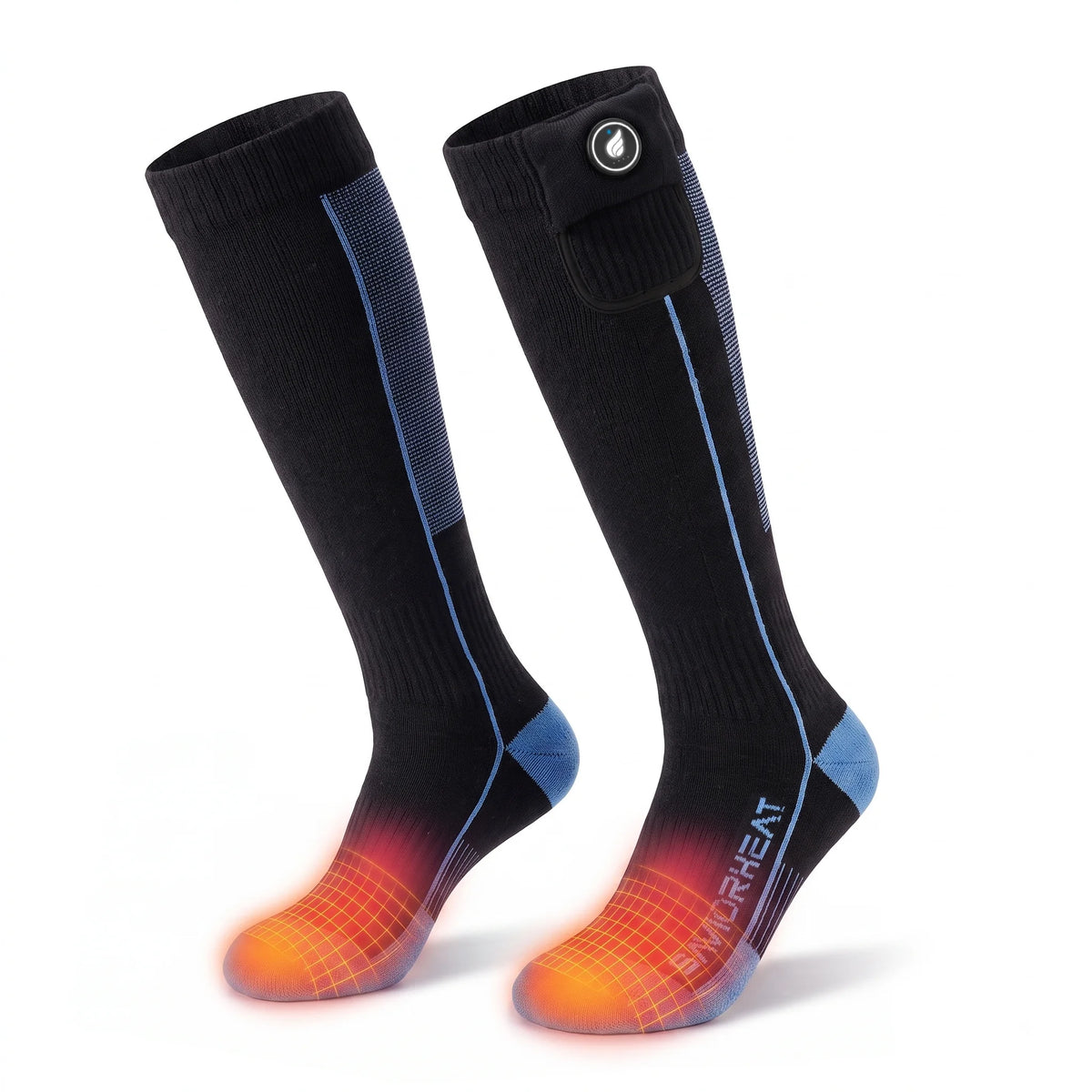 Arch Support Heated Ski Socks 02