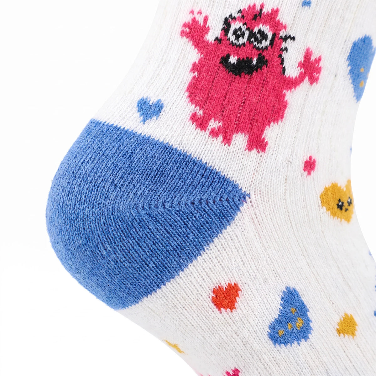 Monster-Print Kids Heated Ski Socks 03