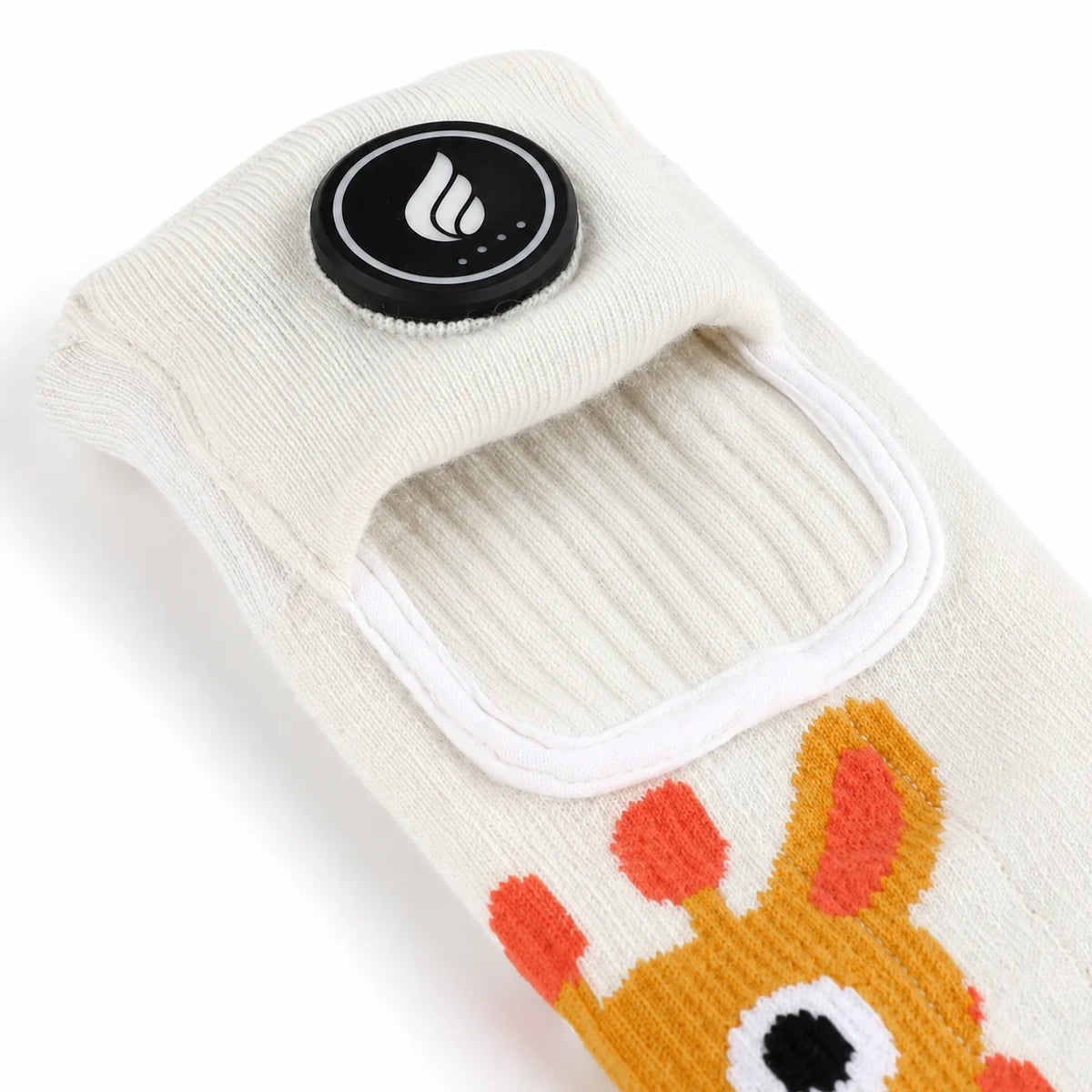 Giraffe-Print kids Heated Ski Socks 04