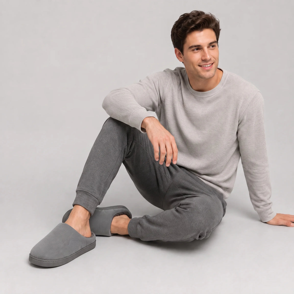 Easy Slip-On Heated Slippers 06