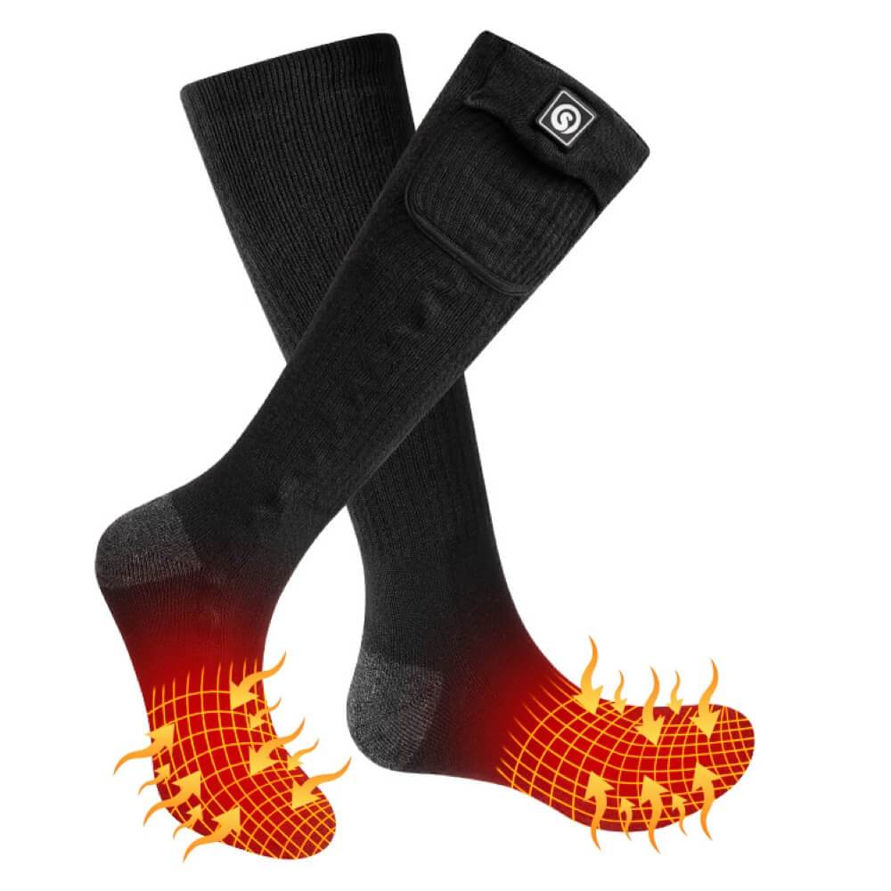Savior 7.4V Electric Heated snowboard Socks For Men Women - Savior Heat UK Official Store