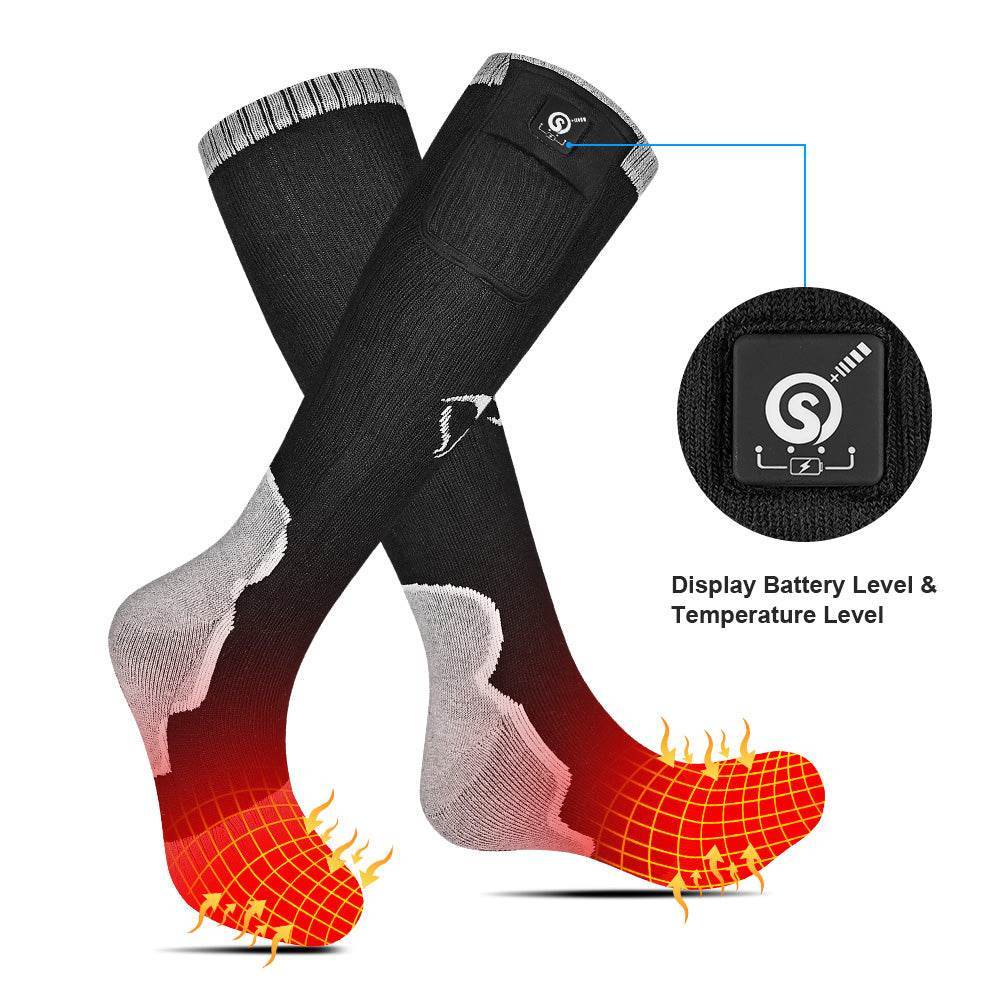 Savior Heat Socks with Rechargeable Battery Winter Outdoor Thermal Cotton Sock - Savior Heat UK Official Store