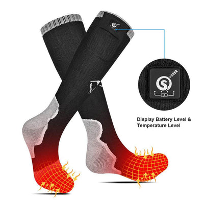 Savior Heat Socks with Rechargeable Battery Winter Outdoor Thermal Cotton Sock - Savior Heat UK Official Store