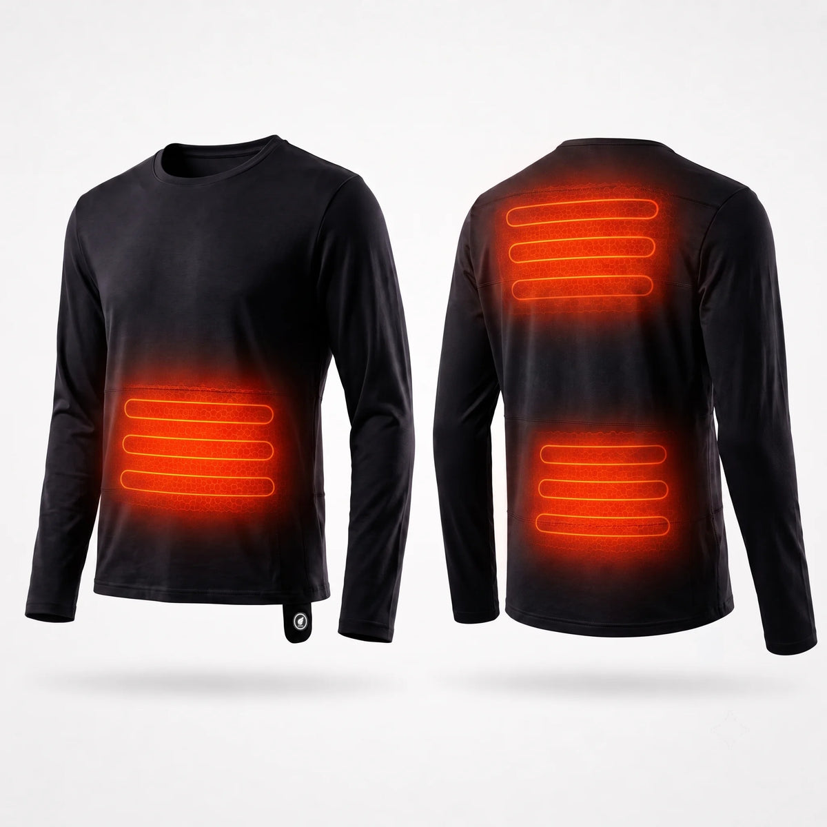 Men's Soft Wool-Blend Heated Base Layer Top 03
