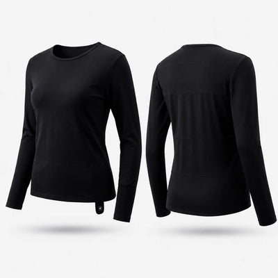 Women's Soft Wool-Blend Heated Base Layer Top 02