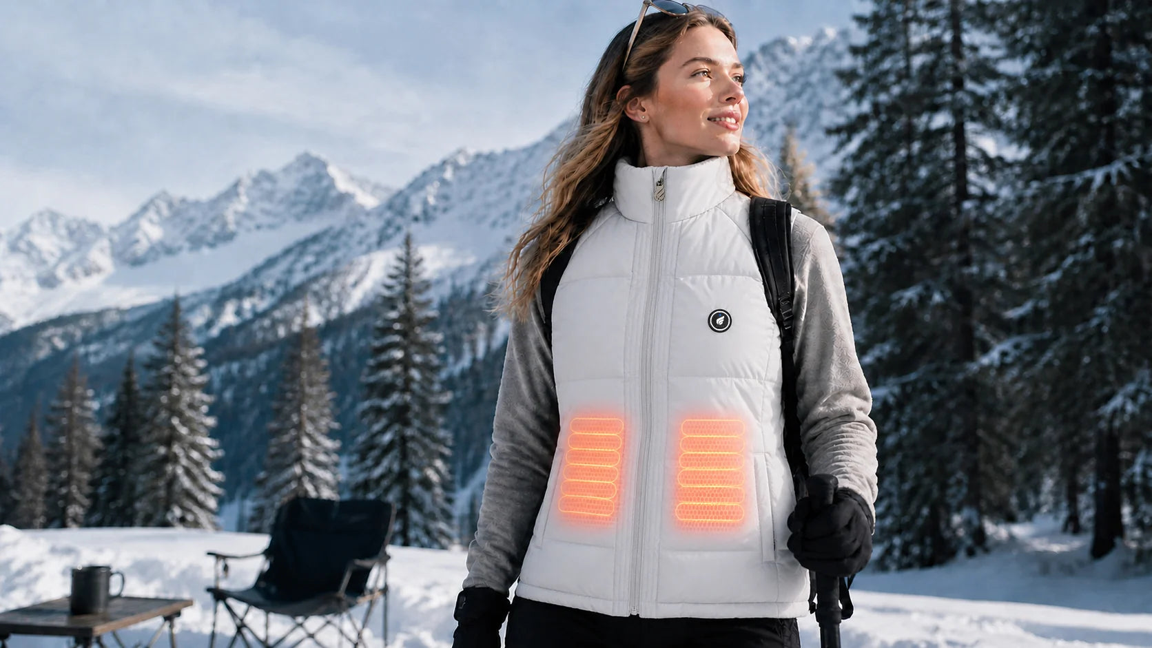 Long-Lasting Warmth – SAVIOR HEAT Women's Drawcord-Hem Heated Gilet