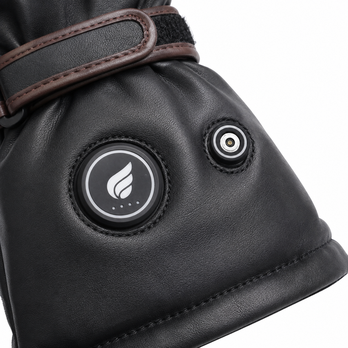 Chamonix Auto-Sensing Heated Ski Gloves with Removable Liners
