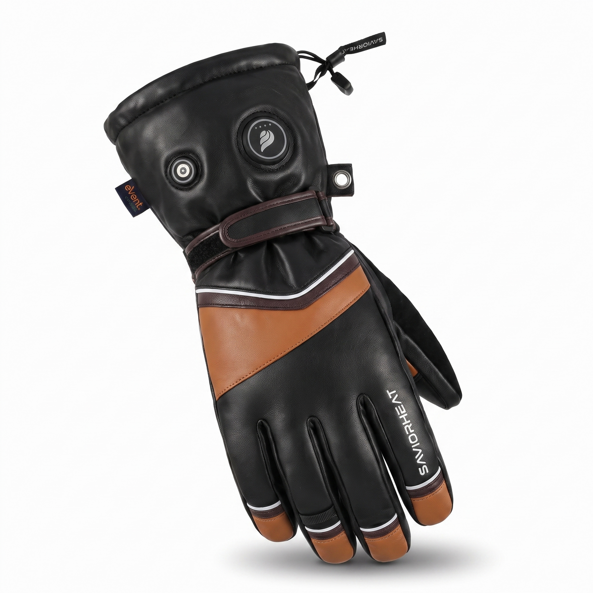 Chamonix Auto-Sensing Heated Ski Gloves with Removable Liners