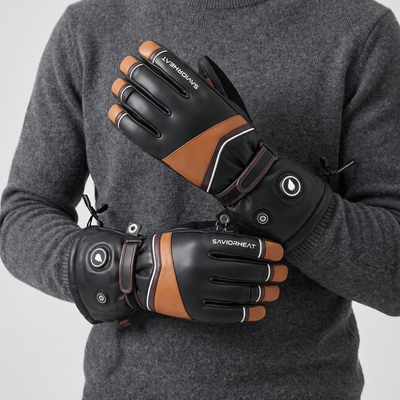 Chamonix Auto-Sensing Heated Ski Gloves with Removable Liners