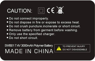 (Extra Spare Battery)Lithium Ion Battery - Savior Heat UK Official Store